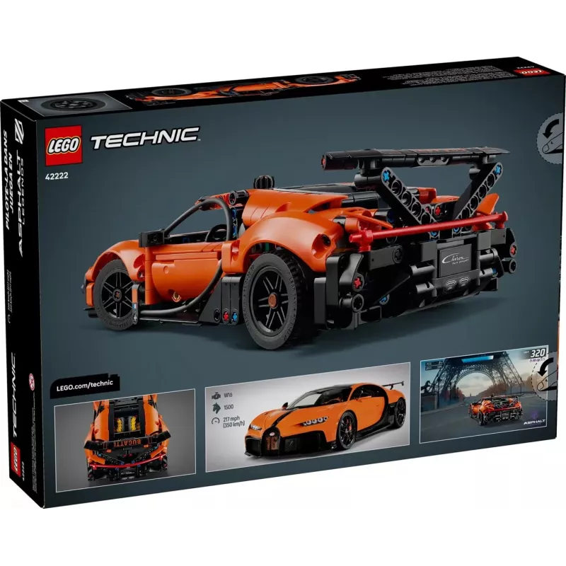 LEGO TECHNIC 42222 Bugatti Chiron Pur Sport Hypercar