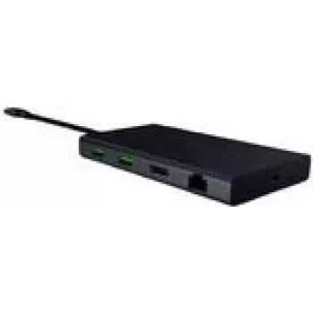 Razer USB-C Dock - Schwarz - 4K bei 60 Hz - 85W Power Delivery - Ladestation/Dockingstation (RC21-02250100-R3M1)