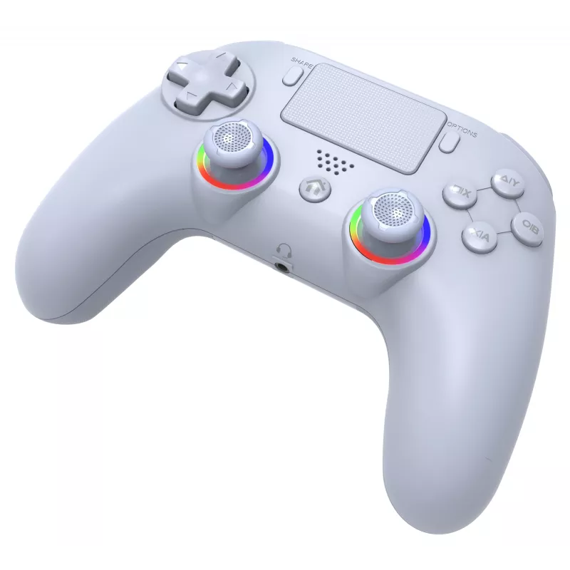 Kabelloser LED-Controller SUBSONIC SA5639-2 — für PS4 und PC, weiß, kabellose Verbindung