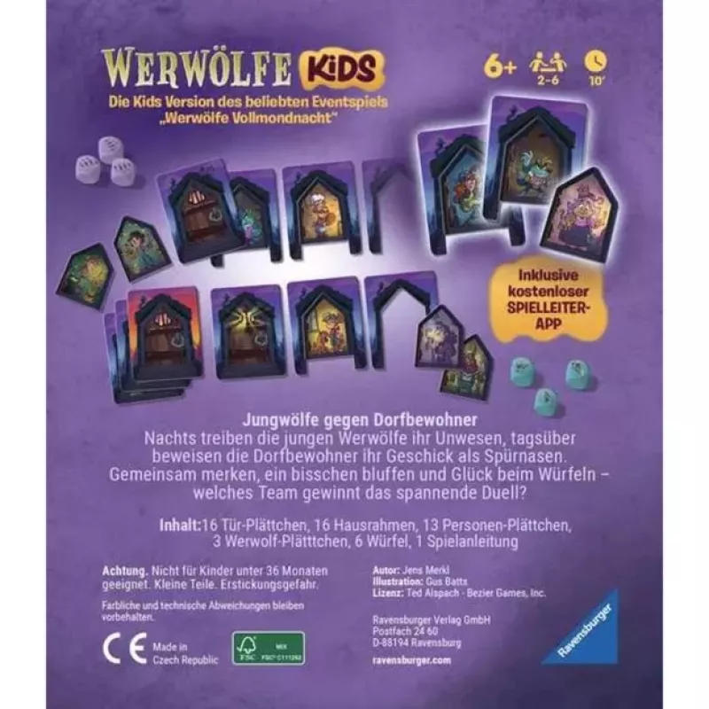 Ravensburger Werwölfe – Nacht der jungen Wölfe Kartenspiel