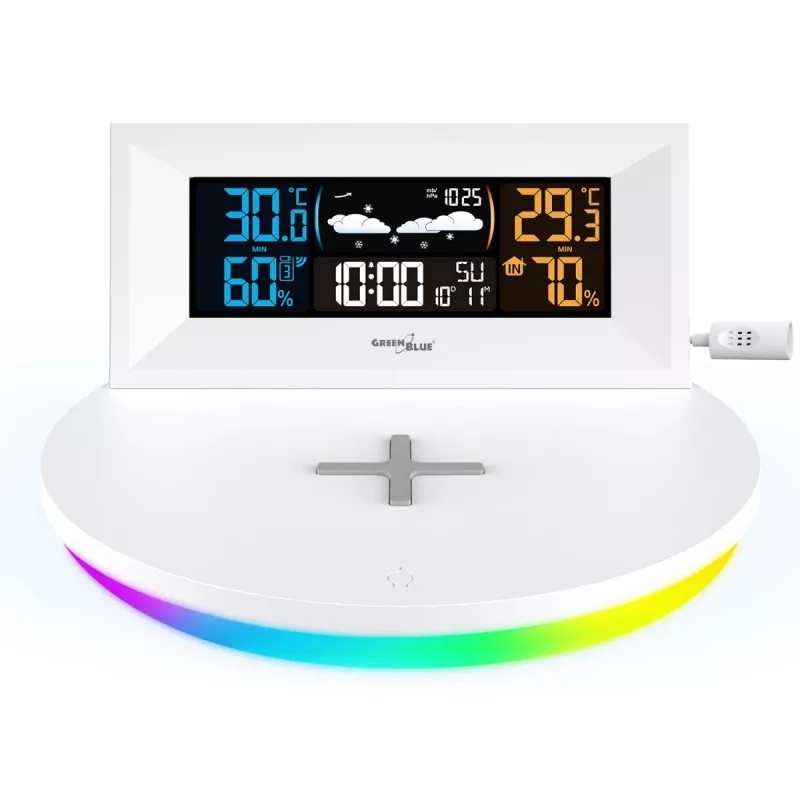Wireless weather station with Qi GB213