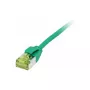 Patchkabel RJ45, CAT6A 500 MHz, 0,15 m, Grün, U/FTP, Slimline rund d=3,8 mm, TPE/LSZH (Superflex), AWG32, mit Cat.7 Rohkabel, Synergy 21 (S217350V3)