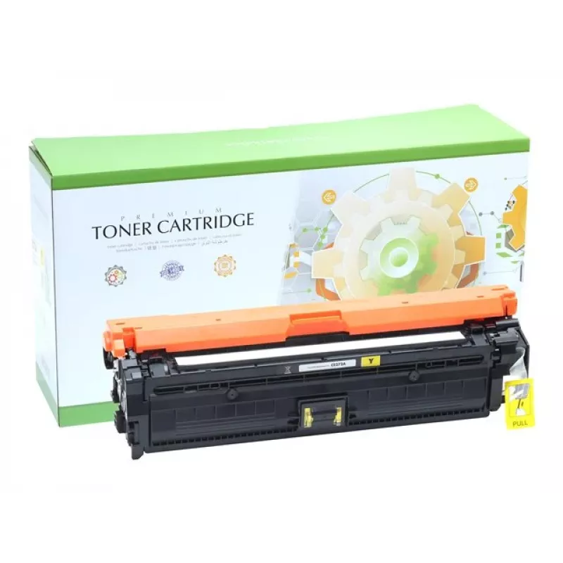 STATIC Tonerkartusche kompatibel mit HP CE272A/CE342A/CE742A gelb wiederaufbereitet 7.500 Seiten