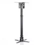 Deckenhalterung 45-76 cm für Projektor P-107B 15 kg schwarz