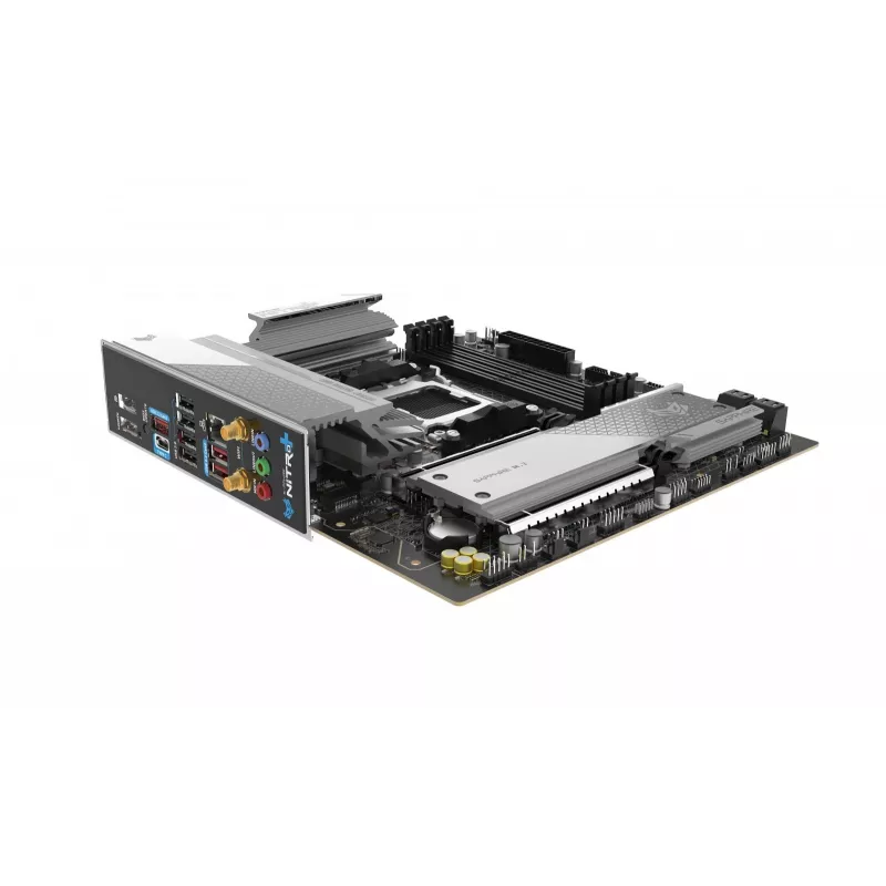 Motherboard Sapphire NITRO+ B850M WIFI — AMD B850, Sockel AM5, micro ATX, DDR5, 4x DIMM, Wi‑Fi 6, 2,5Gb LAN, 2x M.2