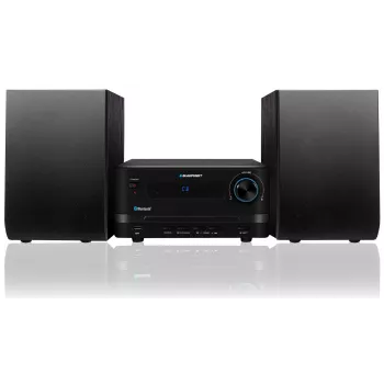 Home Audio Mikro-System BLAUPUNKT MS14BT — CD/MP3-Player, Bluetooth, USB, FM RDS, 15 W RMS, schwarz