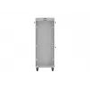 LANBERG 19 Zoll 32U Stand-Rack-Schrank 600×600 mm Grau mit perforierten Türen und LCD (flach Pack)