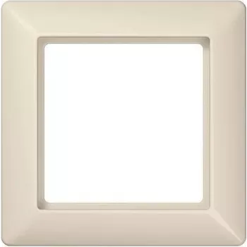 Schalterabdeckrahmen Jung AS 581 elfenbein, Duroplast, 1-fach, 80,5 x 80,5 mm