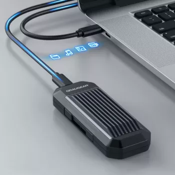 SSD-Gehäuse GRAUGEAR G-M202-AC-10G Schwarz M.2