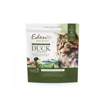 EDEN Ente & Sardine - Trockenfutter für Katzen - 1,5 kg