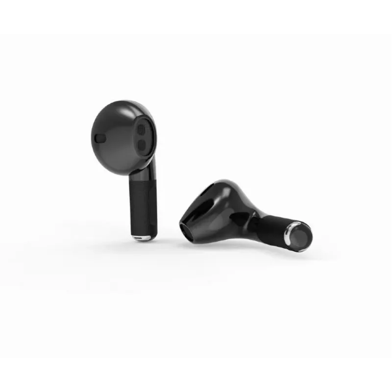 Bluetooth-Headset GEMBIRD TWS-02-BK, In-Ear TWS, Schwarz/Grau, bis zu 5 Std. Wiedergabe, eingebautes Mikrofon, Ladecase