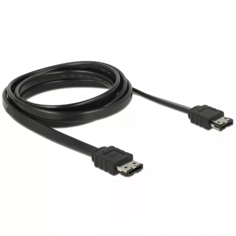 SATA-Kabel DeLOCK 85641 2 m eSATA Schwarz