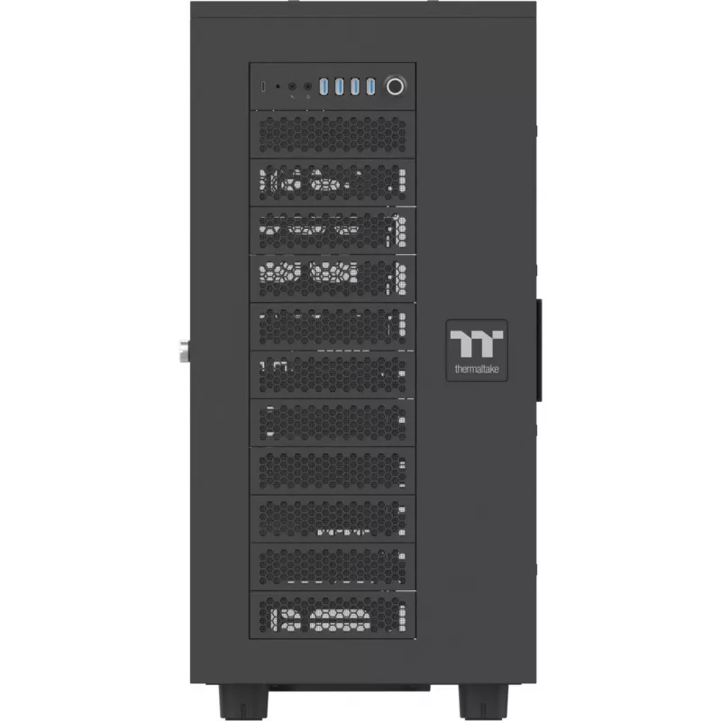Thermaltake Gehäuse AX700 TG Super Tower schwarz Einzelhandel - Tower (CA-11B-00F1WN-00)