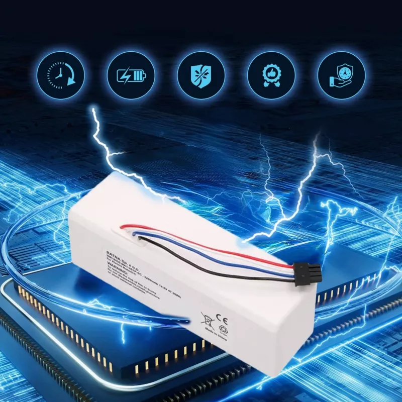 Akku für Xiaomi Roboter 1C P1904-4S1P-MM, 3200mAh, 47,36Wh, STYTJ01ZHM Mijia 1C P1904-4S1P-MM (Dreame MC1808)
