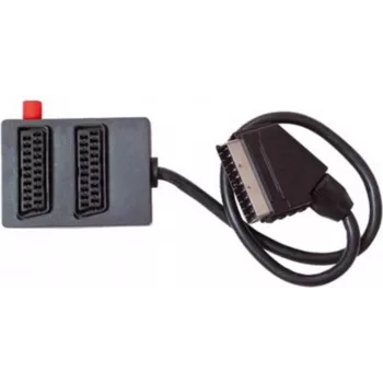 SCART 2-Wege-Splitter-Adapter ShiverPeaks 94055 — passiver Video-/Audio-Signalverteiler