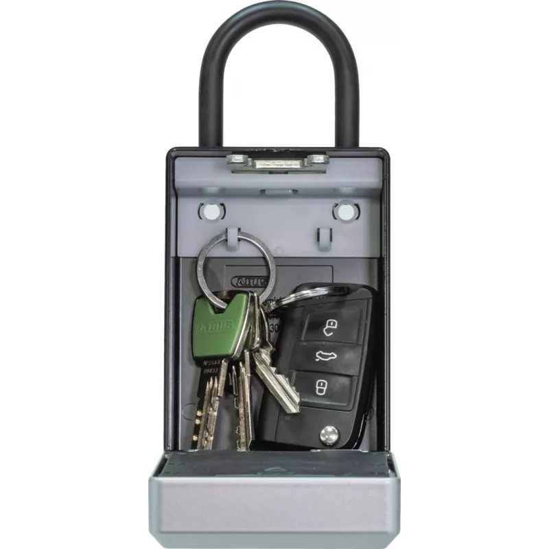 Schlüsseltresor ABUS 797 Stahl Schwarz Silber Zahlenschloss 82,5x63x179mm