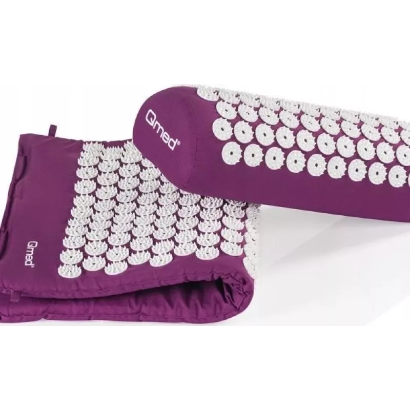 Akupressurmatte mit Kissen Qmed ACUPRESSURE MAT — Druckpunkt-Massageauflage