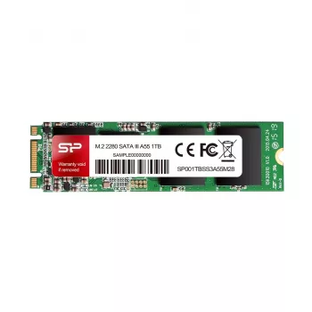 SSD M.2 1 TB Silicon Power SP001TBSS3A55M28 — SATA III, 560/530 MB/s, SLC, MTBF 1,5 Mio. h