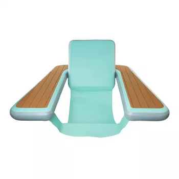 Extralink Aufblasbarer Wasserliegesessel, 122 x 112 x 10 cm