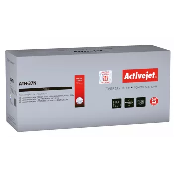 Tonerkartusche ActiveJet ATH-37N kompatibel für HP, schwarz, 11.000 Seiten, eingebaute Trommeleinheit, mit Chip