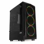 PC-Gehäuse IBOX LUPUS 27 Midi Tower ATX, gehärtetes Glas, RGB, 455×200×380 mm, unterstützt ATX, GPU bis zu 32 cm