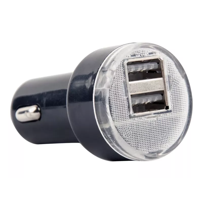 Auto-Ladegerät Gembird EG-U2C2A-CAR-02, 12–24V Eingang, 5V/2,1A Ausgang, 2× USB 2.0, schwarz
