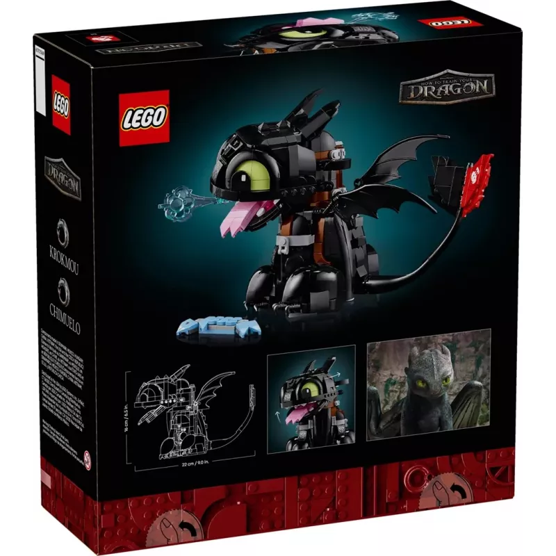 LEGO ICONS 10375 Drachenzähmen leicht gemacht: Ohnezahn