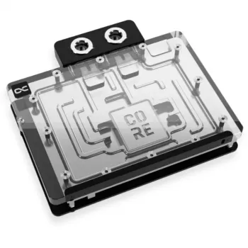 Backplate Alphacool 10260 Aluminium Chrom Kupfer Schwarz 154 mm
