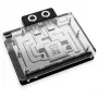 Backplate Alphacool 10260 Aluminium Chrom Kupfer Schwarz 154 mm