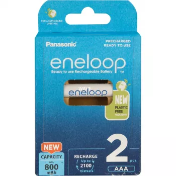 Akkus PANASONIC ENELOOP AAA 800 mAh 2 Stück (BK-4MCDE/2CP)