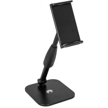 Höhenverstellbarer faltbarer Smartphone- und Tablet-Ständer Omnitronic HTS-2 – tragbarer, höhenverstellbarer Halter