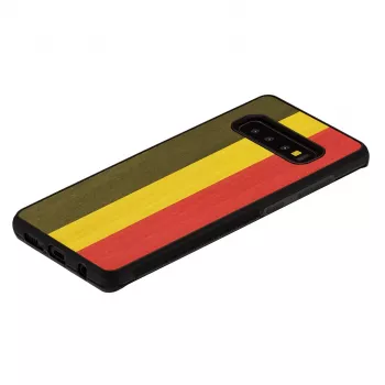 Smartphone-Hülle man and wood für Galaxy S10 — reggae Schwarz Schutzhülle