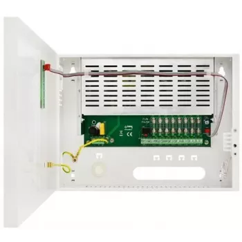 Netzteil IMPULSOWY STABILIZOWANY DO 8 KAMER HD Pulsar HPSDC-12V8X1A 12V/8A/8×1A/TOPIC
