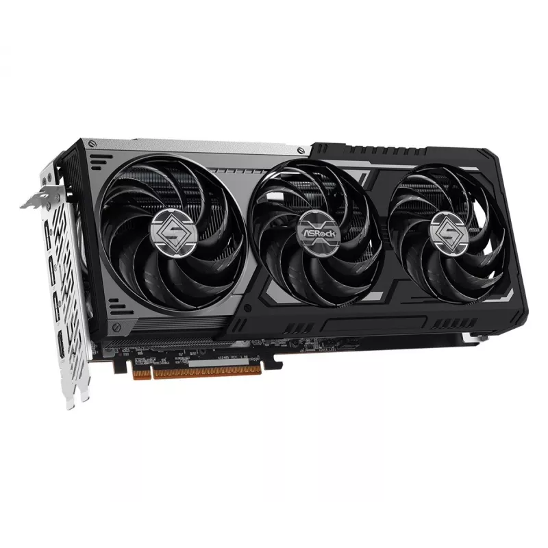 ASRock Radeon RX 9070 XT 16GB Steel Legend Dark Grafikkarte