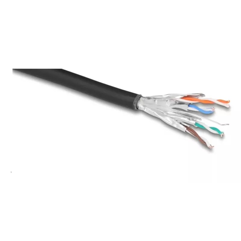 Netzwerkkabel DeLOCK 80597 Schwarz Cat6a U/FTP 50m