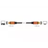 DeLOCK - HDMI-Kabel - HDMI (M) auf HDMI (M) - 50 cm - Dreifachisolierung - Schwarz, Gold - 8K-Unterstützung