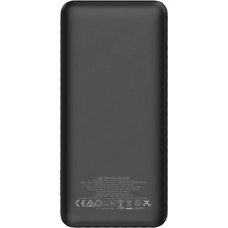 Anker Innovations Power Bank 10.000 mAh 22,5 W Schwarz (A1388G11)