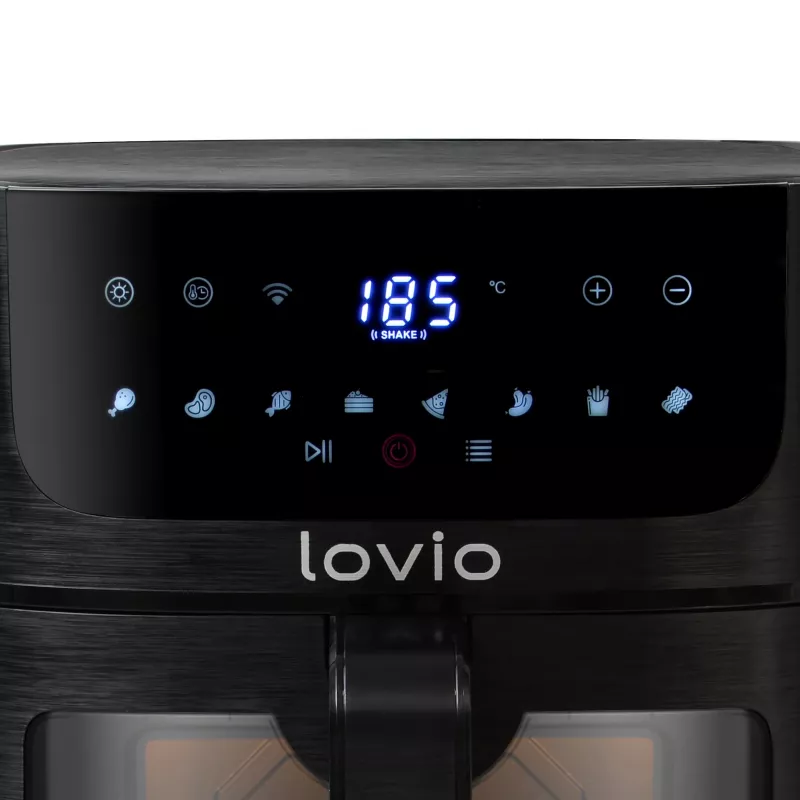 Lovio LVAF002BK PureFry XL Smart 6L Schwarz