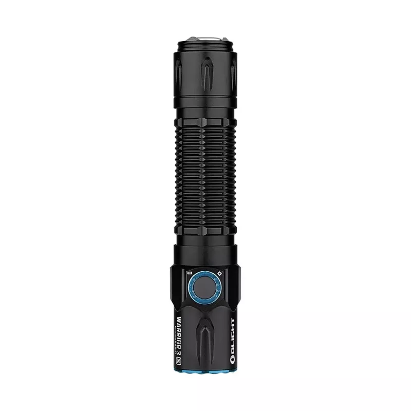 Taktische Handheld-Taschenlampe olight Warrior 3S — LED 2300 lm, 300 m Reichweite, IPX8, 21700 Li-Ion 5000 mAh