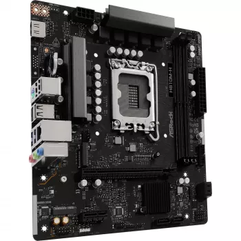Motherboard ASROCK H810M‑X micro ATX Intel H810 LGA 1851 DDR5 2× DIMM 128GB M.2 2.5GbE HDMI DisplayPort