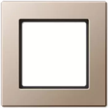 Wandschalter-Abdeckplatte JUNG AC 581 CH Champagner, Duroplast, 84×84 mm