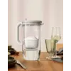 Wasserfilter-Karaffe BRITA Glass+1 Maxtra Pro grau, 2,4 L Gesamt / 1,5 L gefiltert, Maxtra Pro PP Filter