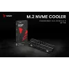 Luftkühler SAVIO M.2 NVMe 2280 AK-60 Schwarz Kühlkörper für 22x80 mm SSD