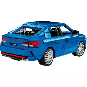 Bauklötze Cobi Skoda Octavia RS Modell (2405 Teile), ab 10 Jahren, Schwarz/Blau