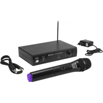 Drahtloses Mikrofonsystem Omnitronic VHF-101, VHF 200,10 MHz
