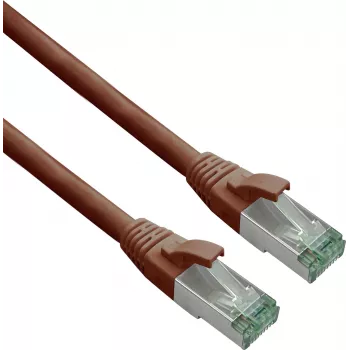 Netzwerkkabel Helos Patch-Kabel - RJ-45 (M) auf RJ-45 (M) Cat.6 1m Schwarz