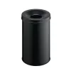Abfalleimer Rund Stahl Schwarz Durable 330601