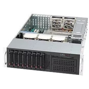 3HE Supermicro Gehäuse SuperChassis 3U CSE-835TQ-R921B Schwarz