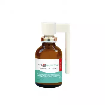 Mundhöhlenspray JM Sante Vet Protector 30 ml für Hunde und Katzen, flüssig, konservierungsmittelfrei, zuckerfrei