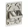 EFB-Elektronik Netzwerkdose 2-fach für Keystones, Weiß, RAL 9003 ohne Keystone Hersteller: EFB Elektronik (EC020400001)